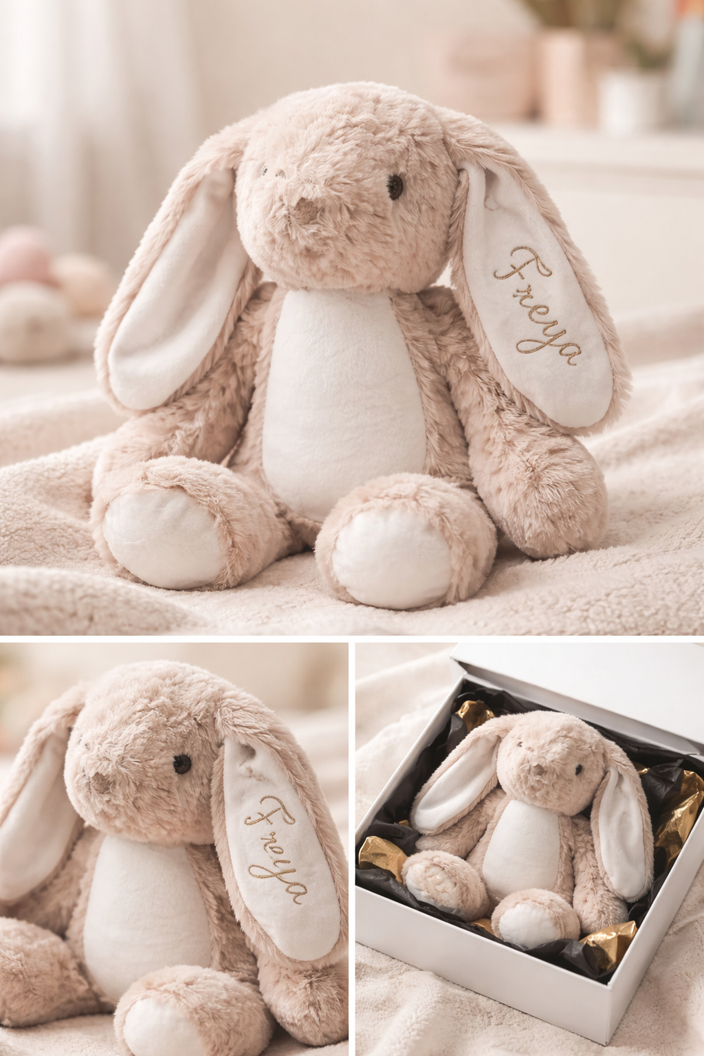 Personalised Plush Bunny
