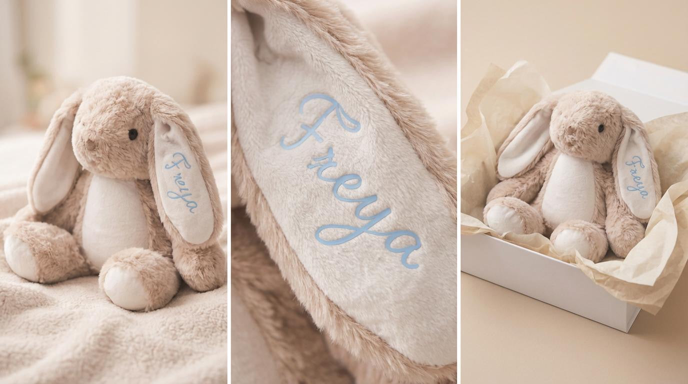 Personalised Plush Bunny
