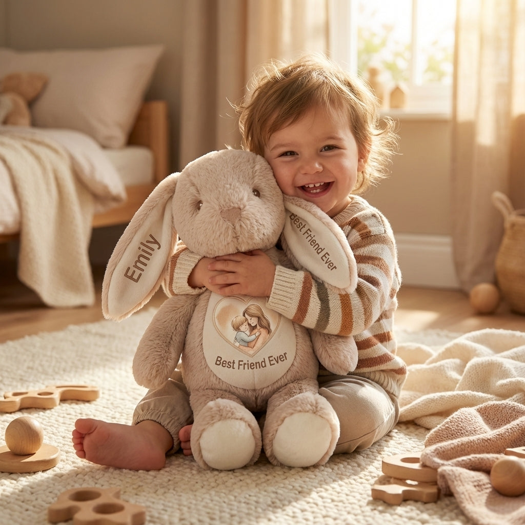 Personalised Bunny with Photo & Message