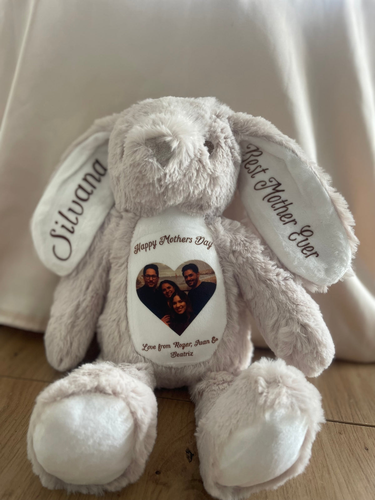Personalised Bunny with Photo & Message