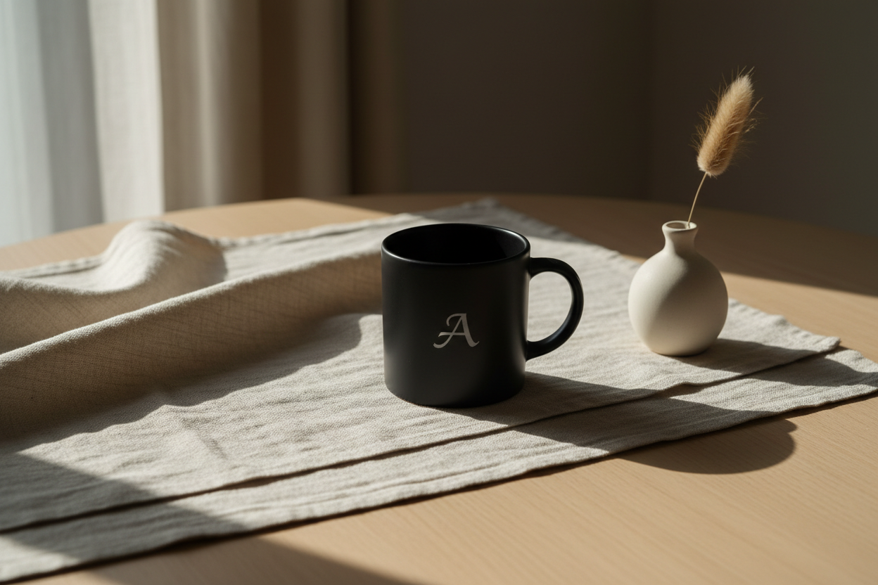 a-clean-minimal-lifestyle-image-for-a-personalised-mugs-collection-a-ceramic-black-mug-placed-on-a-warm-neutral-surface-cream-and-beige-tones-soft-natural-daylight-lighting-calm-and-p